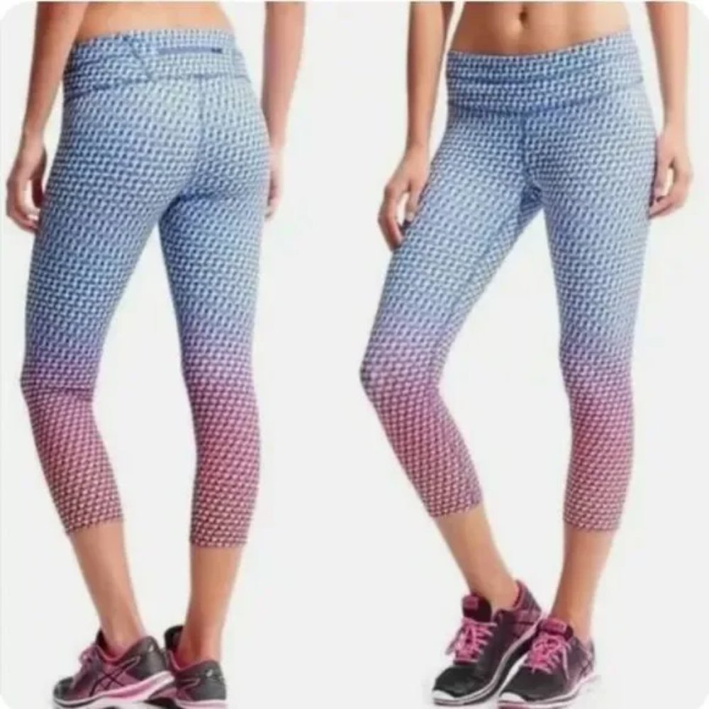 Athleta Vivid Sonar Capri Leggings M